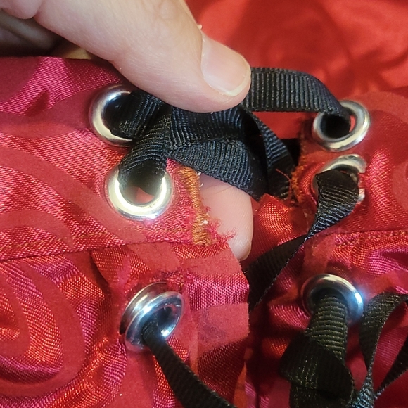 Vintage Homemade Red Skirt L - Picture 14 of 14